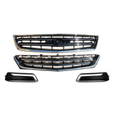 SUPAPRO Front Upper Lower Grille for 2014-2020 Chevrolet Impala Sedan
