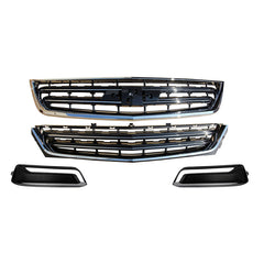 SUPAPRO Front Upper Lower Grille for 2014-2020 Chevrolet Impala Sedan
