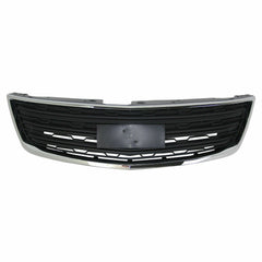 SUPAPRO Black Chrome Front Upper & Lower Grille Grill for 13-17 Chevy Traverse
