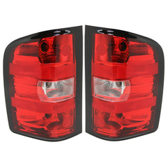 SUPAPRO Tail Lights w/Bulbs for 2007-2013 Chevy Silverado 1500 2500 3500 HD