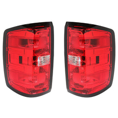 SUPAPRO Red Tail Lights Brake Lamps for 2014-2018 Chevy Silverado 1500 2500 3500 HD