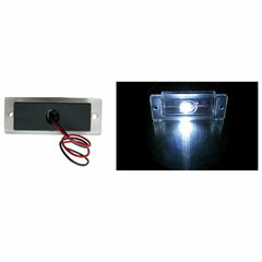 Rear Bumper Roll Pan w/LED License Light for 1982-1993 Chevy S10 GMC S15 Sonoma