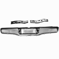 SUPAPRO Chrome Steel Rear Step Bumper Assembly for 1995-2004 Toyota Tacoma