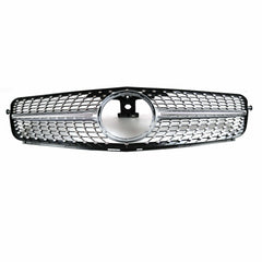 SUPAPRO Silver Diamond Style Front Grille Grill for 08-13 Mercedes-Benz W204 C180-C350