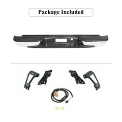 SUPAPRO Chrome Rear Step Bumper for 99-06 Chevrolet Silverado GMC Sierra 1500