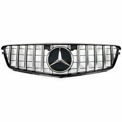 SUPAPRO GT Front Grille Grill w/Star for Mercedes Benz W204 C250 C300 C350