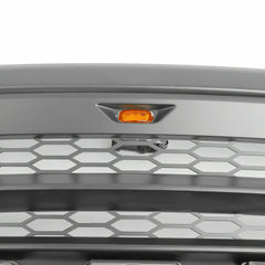 SUPAPRO Matte Gray Front Grille Rebel Style w/LED Lights for Dodge Ram 1500 2013-2018