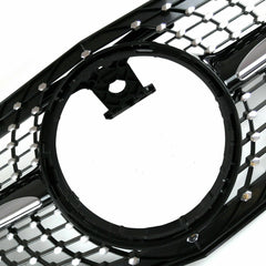 SUPAPRO Diamond Front Grille Grill w/Star for Benz W204 C250 C300 08-13