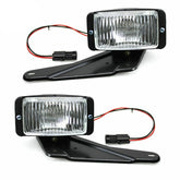 SUPAPRO Front Fog Lights Lamps for 1988-1999 Chevrolet C1500 Left and Right Side