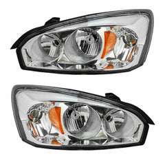 SUPAPRO Pair Halogen Headlights w/o Bulbs for 2004-2007 Chevy Malibu