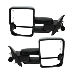SUPAPRO Chrome Tow Mirrors Power Heat Turn Signal for 14-18 Silverado 1500 2500
