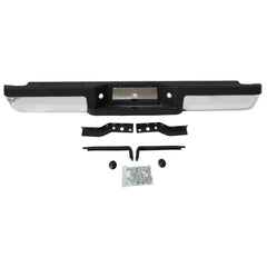 Chrome Steel Rear Step Bumper Assembly for 1993-2011 Ford Ranger Fleetside