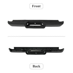 SUPAPRO Black Steel Rear Step Bumper for 1993-2011 Ford Ranger Fleetside