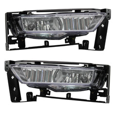 SUPAPRO Halogen Fog Lights w/Bulbs Wiring for 13-15 Honda Accord Sedan