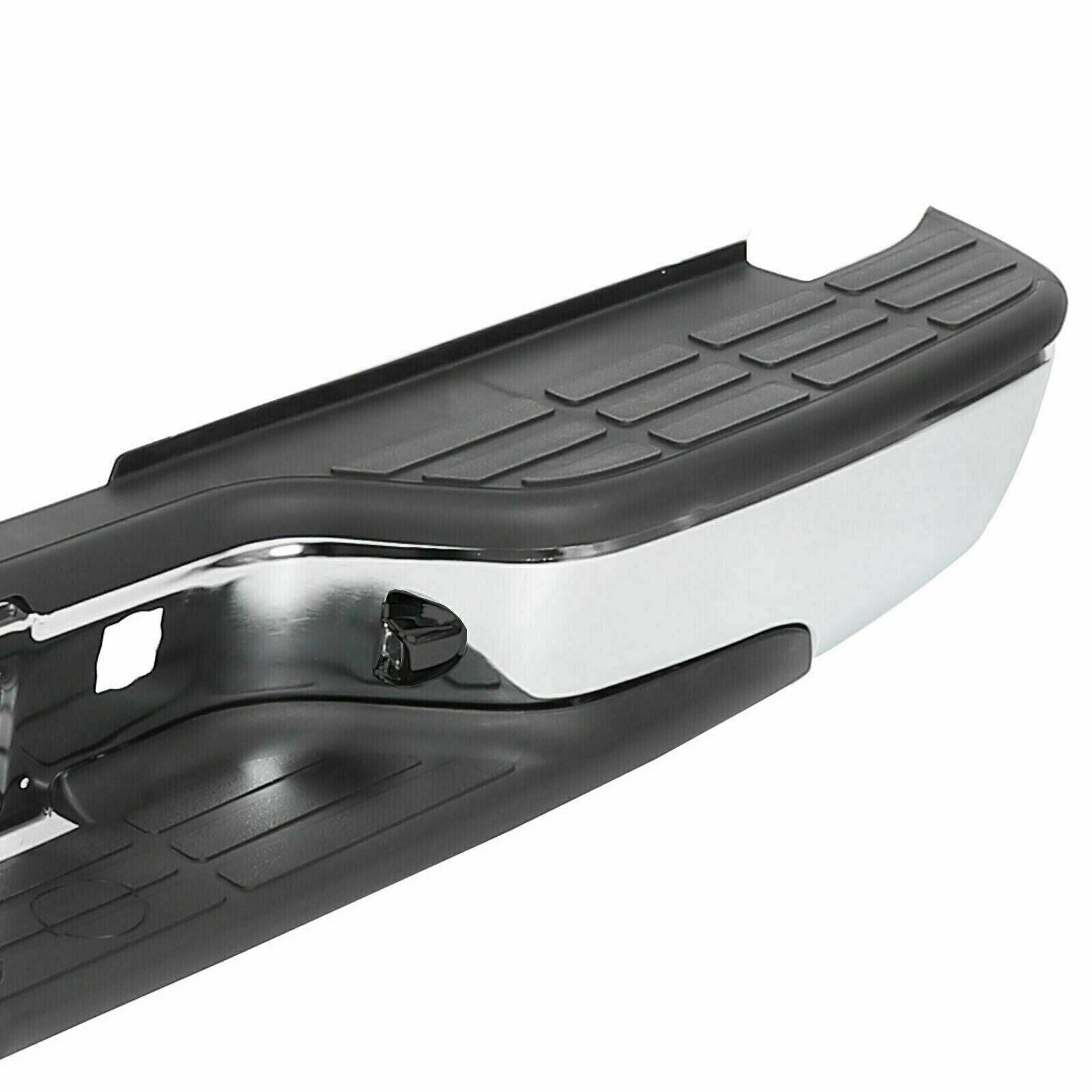 SUPAPRO Chrome Rear Step Bumper for 99-06 Chevrolet Silverado GMC Sierra 1500