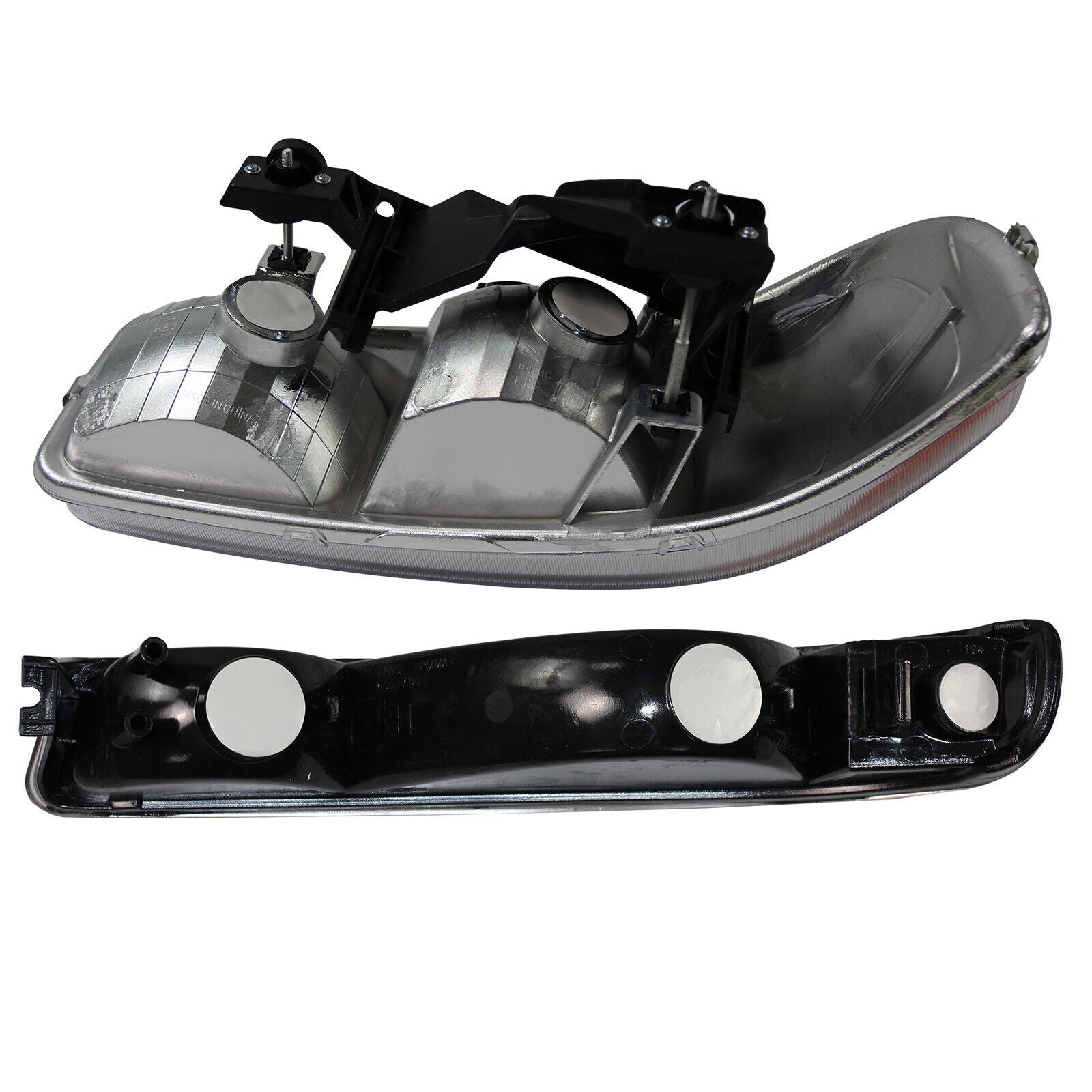 SUPAPRO Headlights Bumper Lamps Fits 199-2006 GMC Sierra 1500 Yukon XL